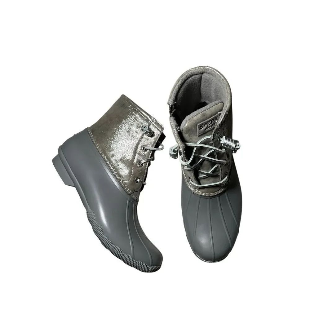 Sperry | SALTWATER METALLIC LEATHER DUCK BOOTS